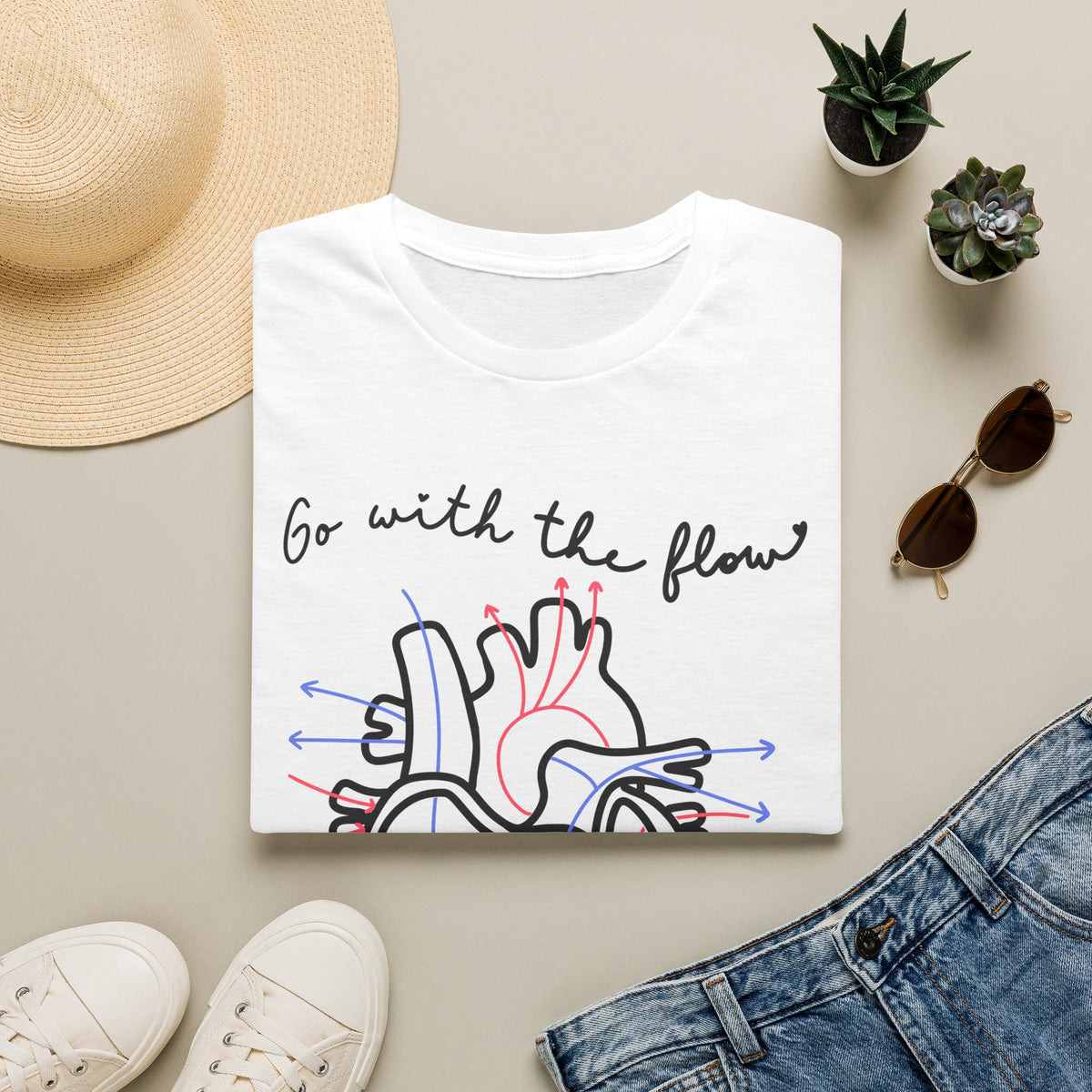 FRONT ONLY Go With The Flow Shirt