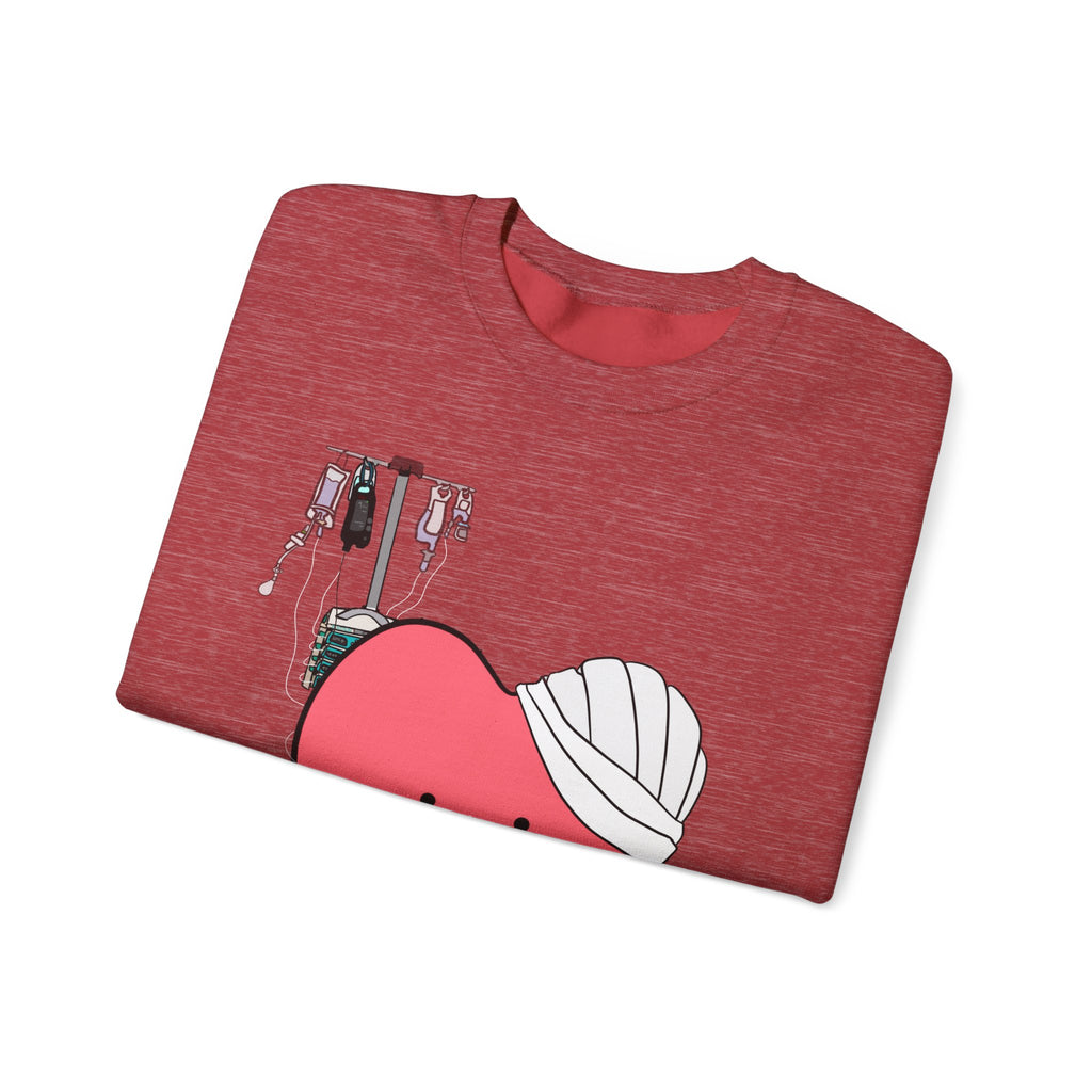 FRONT ONLY Post Op Heart Sweater