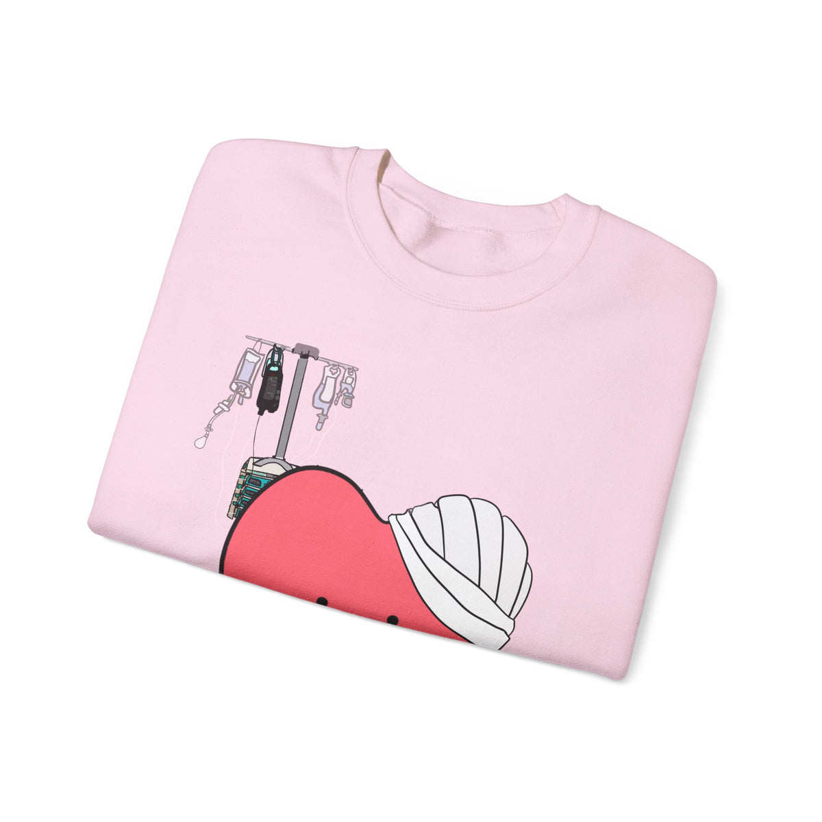 FRONT ONLY Post Op Heart Sweater