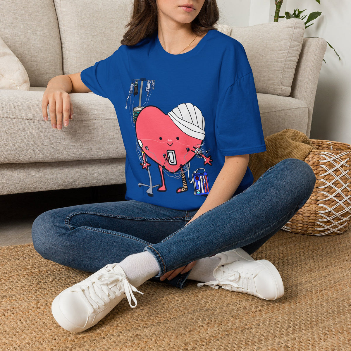 FRONT ONLY Post Op Heart Shirt