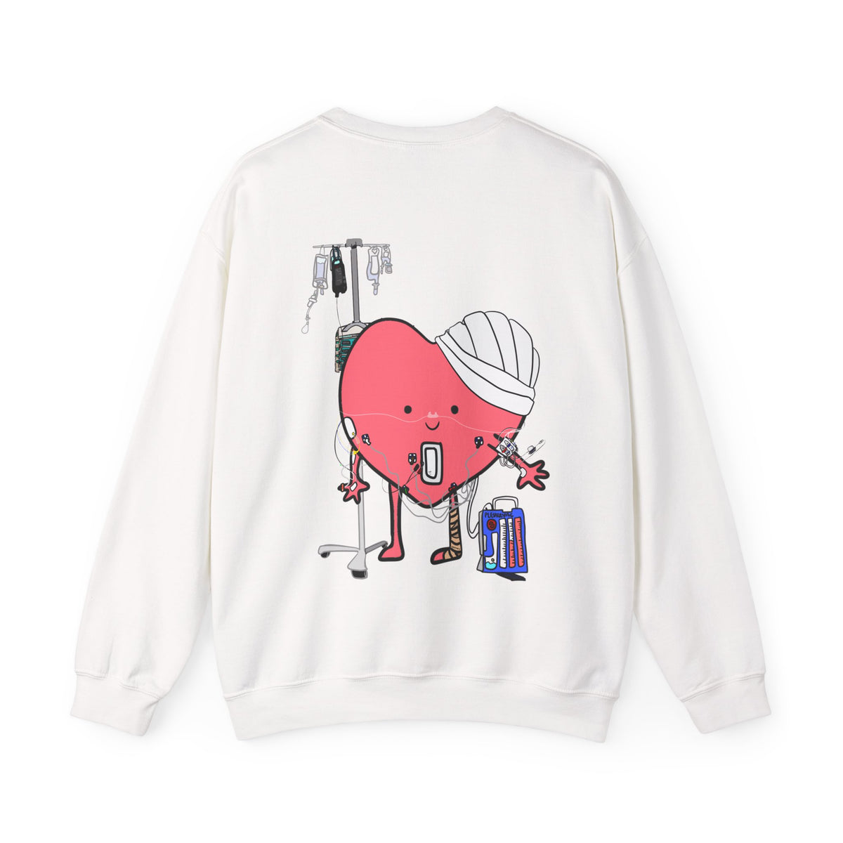 Post Op Heart Sweater