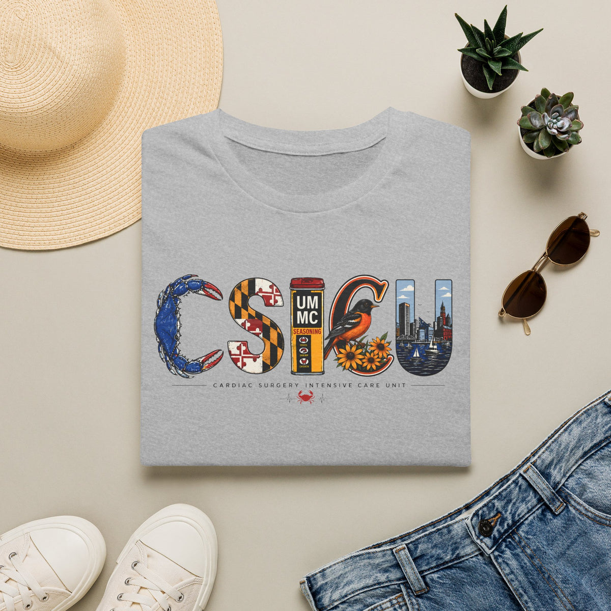 FRONT ONLY Maryland CSICU Shirt