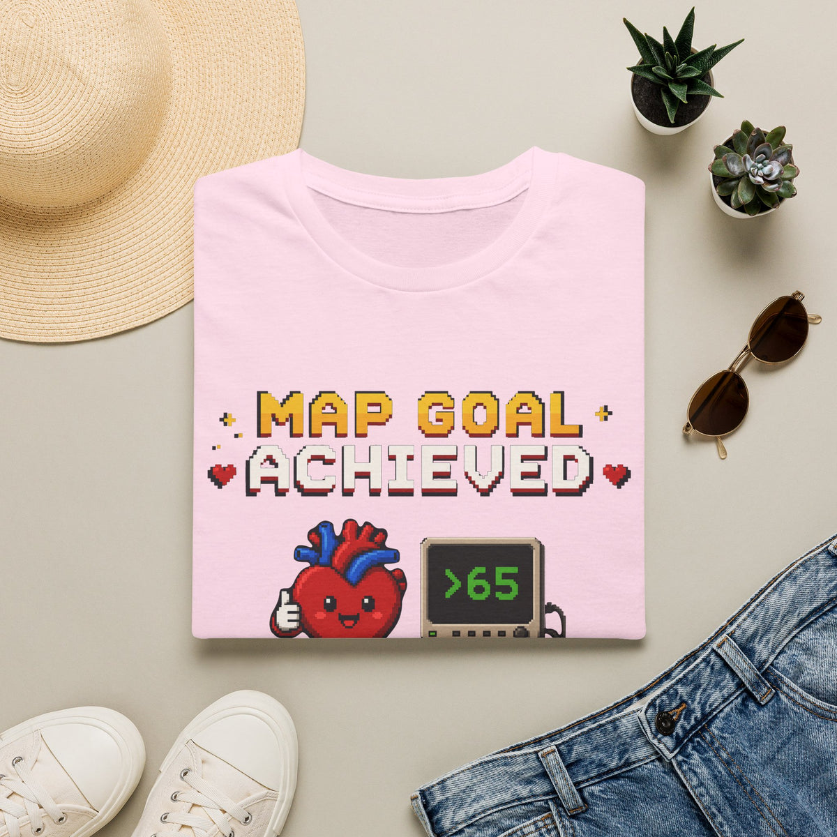 FRONT ONLY MAP Goal Achieved Shirt