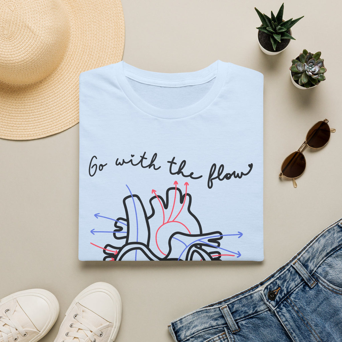 FRONT ONLY Go With The Flow Shirt