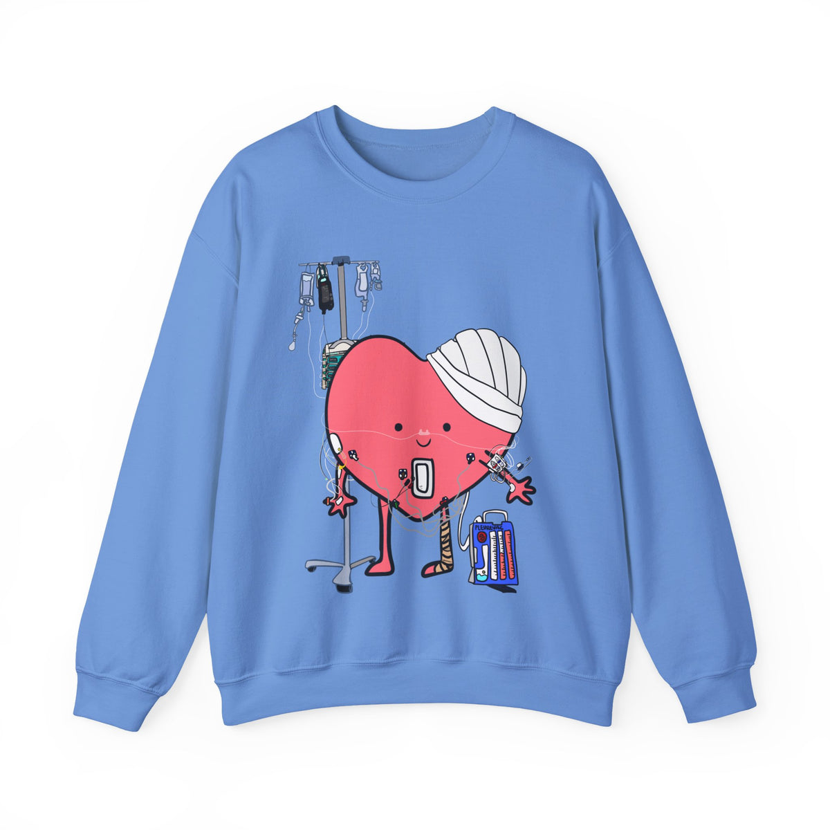 FRONT ONLY Post Op Heart Sweater