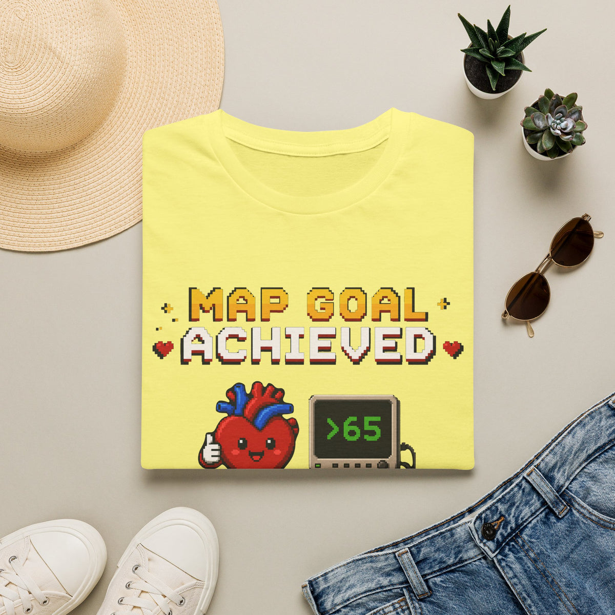 FRONT ONLY MAP Goal Achieved Shirt
