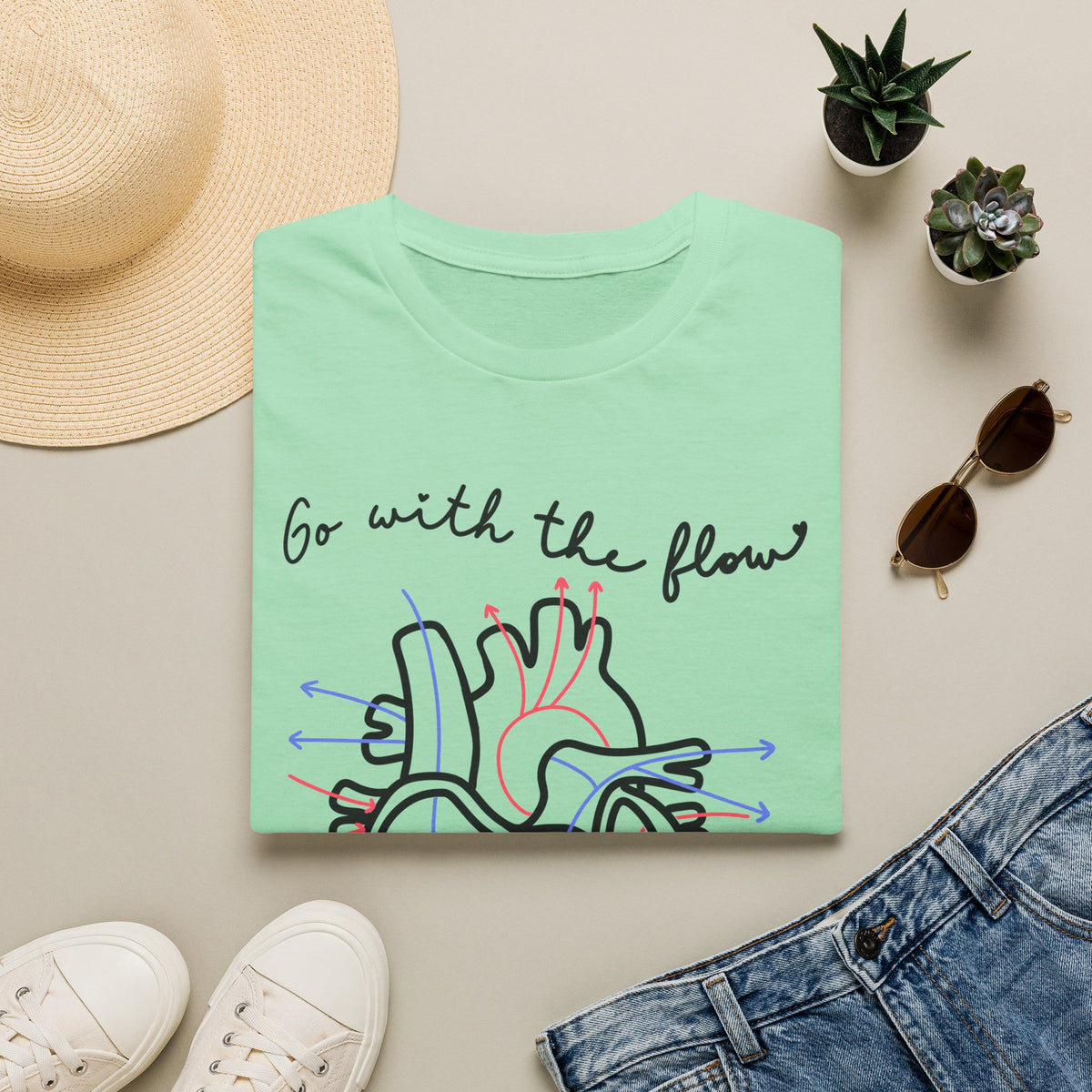FRONT ONLY Go With The Flow Shirt
