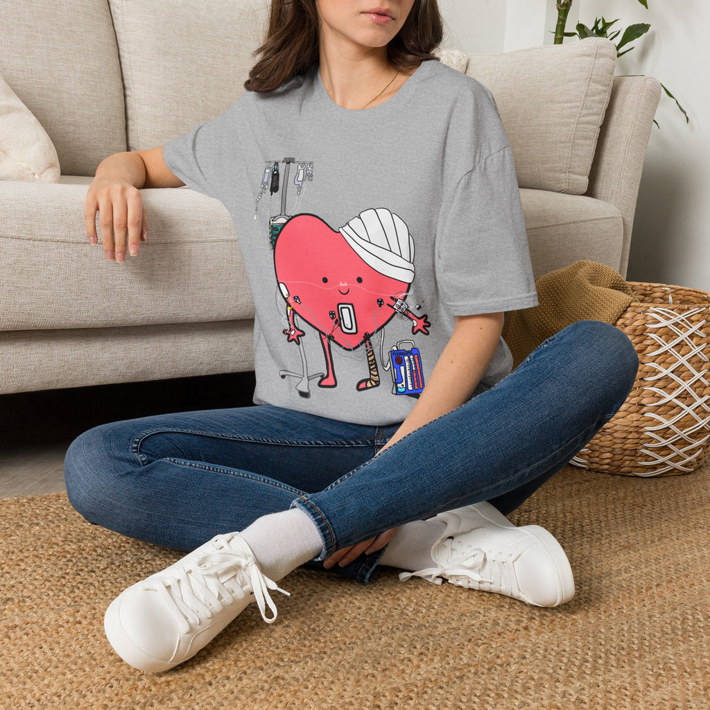 FRONT ONLY Post Op Heart Shirt