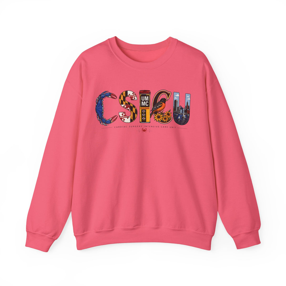 FRONT ONLY Maryland CSICU Sweater