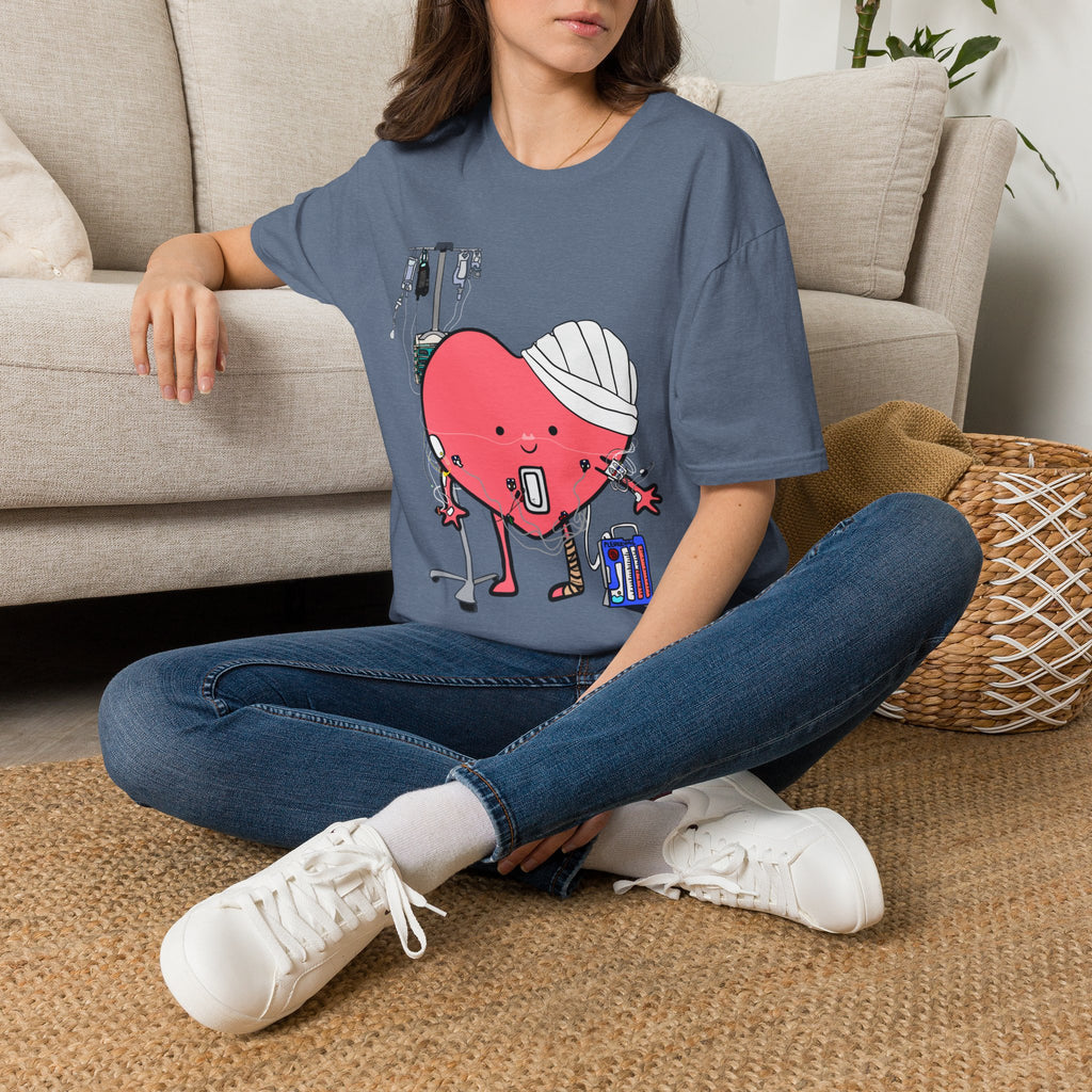 FRONT ONLY Post Op Heart Shirt