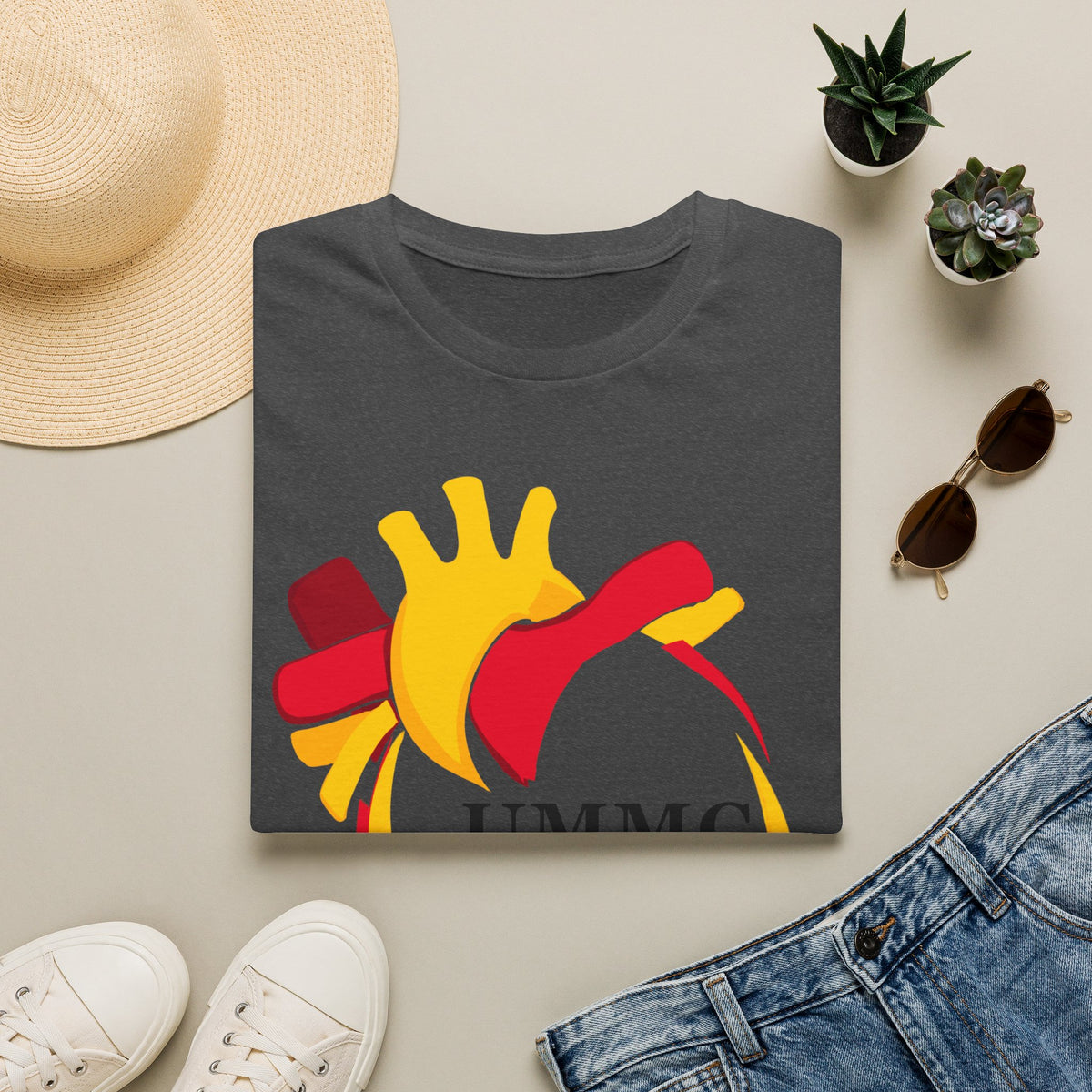 FRONT ONLY CSICU Heart shirt