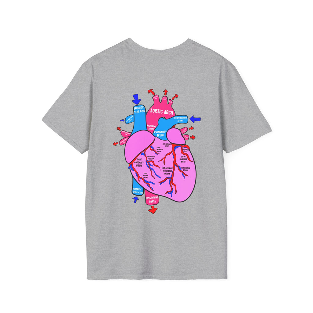 CSICU Labeled Heart Shirt