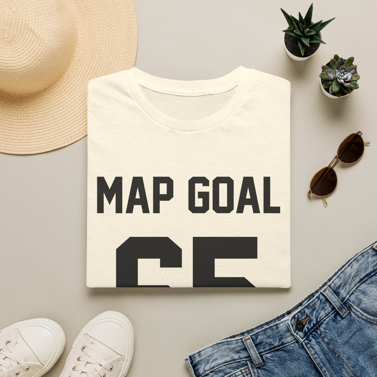 FRONT ONLY MAP Goal 65 Shirt