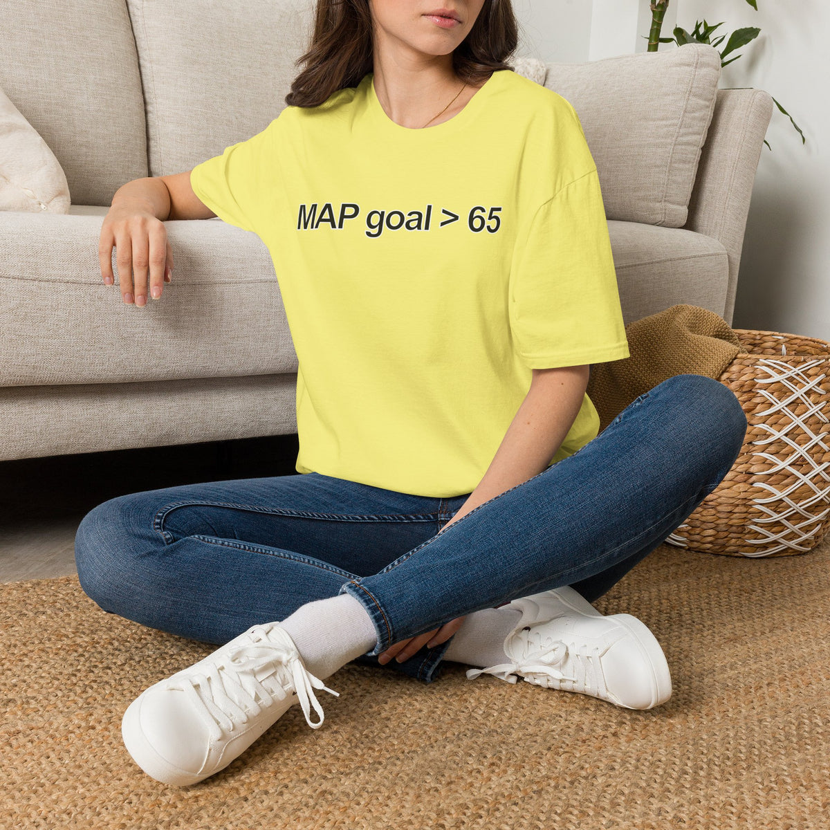 FRONT ONLY MAP Goal > 65 Shirt