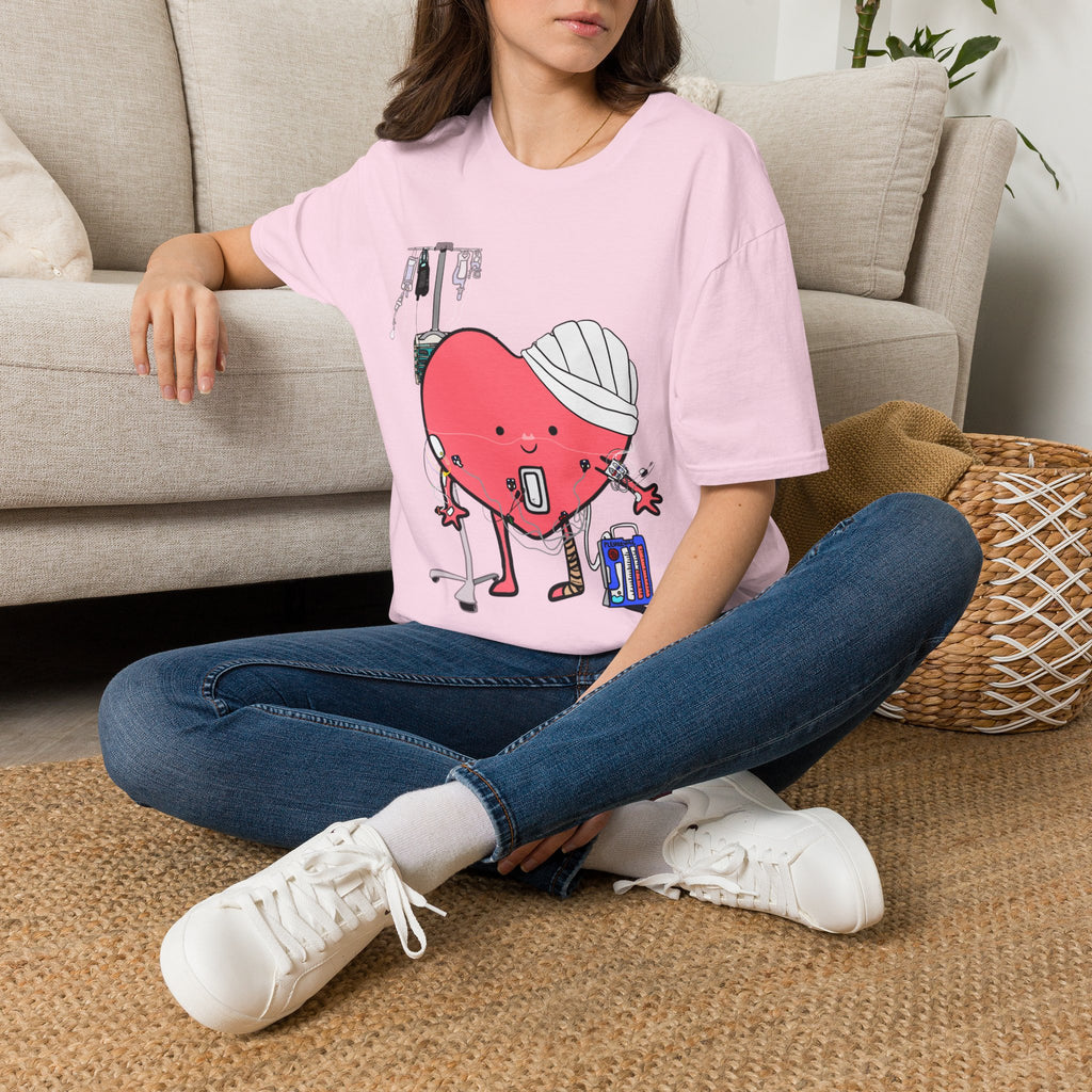 FRONT ONLY Post Op Heart Shirt